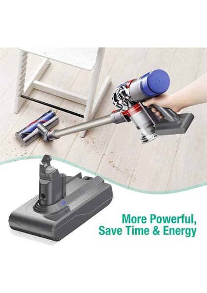 21.6 V V6 DC62 Pil Adaptörü + Filtreler Tam Kiti Dyson V6 SV04 SV03 DC58 DC59 DC61 DC74 Hayvan DC72 Vakum Için Değiştirin (Yurt Dışından)