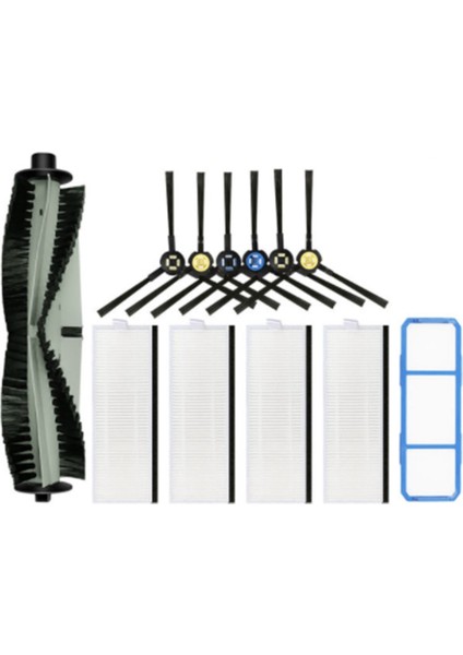 Ana Yan Fırça Hepa Filtre Ilife A7 A9S V8 V8S X750 X800 X785 V80 Silvercrest Ssr1 Ssra1 Robot Vakum Parçaları (Yurt Dışından)
