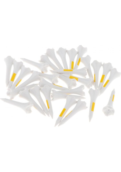 30 Golf Tees Eğ Egzersizi Için Golf Tees .8cm ve Sarı (Yurt Dışından)