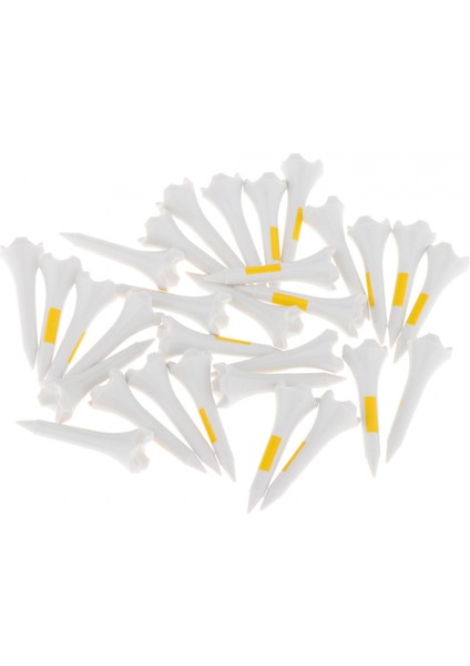 30 Golf Tees Eğ Egzersizi Için Golf Tees .8cm ve Sarı (Yurt Dışından) modelleri