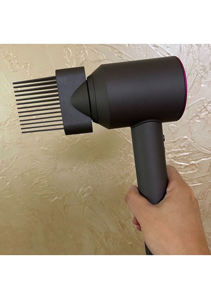 Dyson Saç Kurutma Makinesi Için Geniş Dişli Tarak Düzleştirilmiş ve Pürüzsüz Anti-Statik HD01/02/03/08 Uçmayı Önleyen Modelleme Aksesuarları (Yurt Dışından)