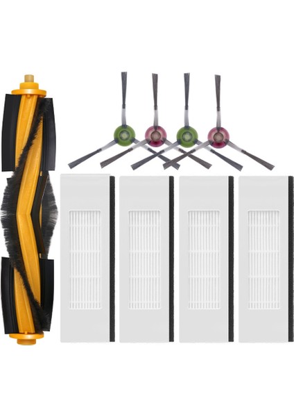 Ecovacs Deeboot N8 / N8+ / N8 Pro / N8 Pro+ Plus Yedek Parça Aksesuarları Rulo Ana Yan Fırça Hepa Filtre (Yurt Dışından)
