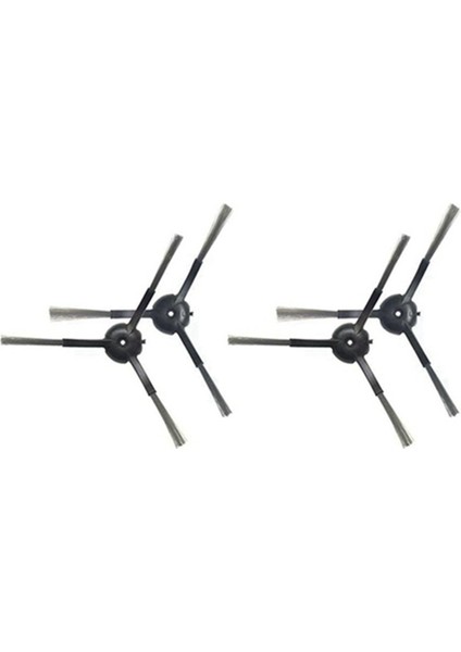 12 Adet Yan Fırça 43MM Xiaomi Roidmi Eva Kendi Kendini Temizleyen Boşaltma Robotlu Süpürge SDJ06RM (Yurt Dışından)