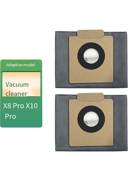 Eufy X8 Pro, X10 Pro Omni Toz Torbaları Için 8 Adet Yedek Torba Yedek Parça Aksesuarları (Yurt Dışından)