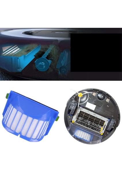 Irobot Roomba 600 Serisi 605 671 692 630 631 650 651 655 660 585 Robotlu Süpürge Hepa Filtre Ana Yan Fırça (Yurt Dışından)