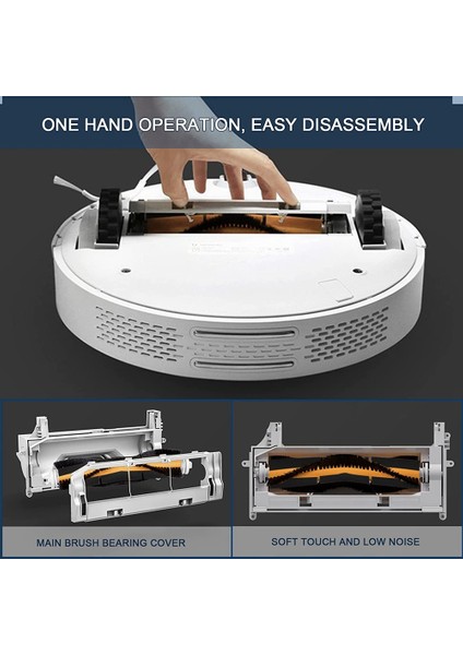 Ecovacs Deebot N79 N79S DN622 DN620 500 Robotik Süpürge Için 2 Paket Yuvarlanan Ana Fırça Parçaları Değişimi (Yurt Dışından)