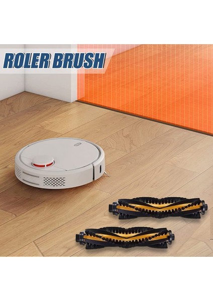 Ecovacs Deebot N79 N79S DN622 DN620 500 Robotik Süpürge Için 2 Paket Yuvarlanan Ana Fırça Parçaları Değişimi (Yurt Dışından)
