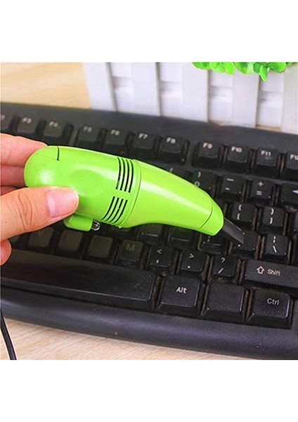 Klavye Elektrikli Süpürge, Mini Güçlü Klavye Elektrikli Süpürge USB Kablosuz Klavye Hava Silgi Rastgele Renk (Yurt Dışından)