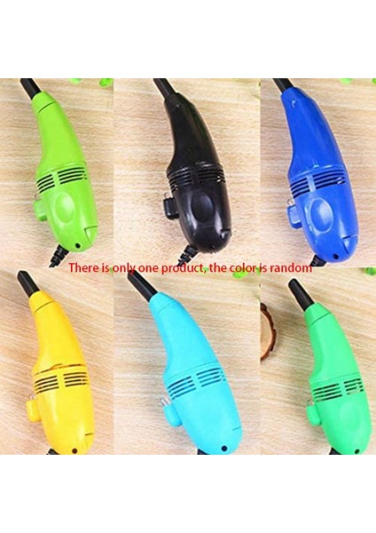 Klavye Elektrikli Süpürge, Mini Güçlü Klavye Elektrikli Süpürge USB Kablosuz Klavye Hava Silgi Rastgele Renk (Yurt Dışından)