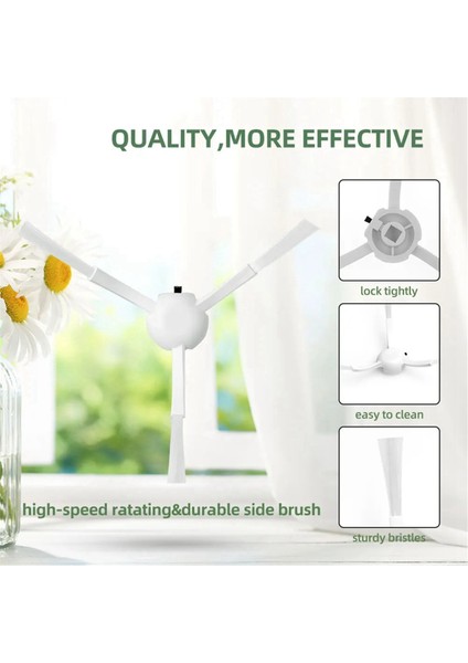Xiaomi Robot Vakum Mop 2c / XMSTJQR2C Robot Vakumlar Silindir Yan Fırça Hepa Filtre Mop Bez Yedek Parçalar Aksesuarlar (Yurt Dışından)