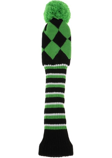 Fairway Ahşap Örme Poms Poms Golf I Kılıfı Eş Dörtgen Için 1 Golf Headcovers (Yurt Dışından)