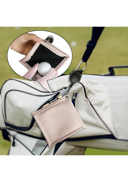 Pu Golf Topu Temizleme Havlu ile Asılı Toka Golf Aksesuarları Spor Pembesi Için (Yurt Dışından) indirimleri