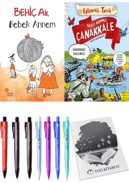 Geçit Vermez Çanakkale ve Bebek Annem 2'li Set - Kalem