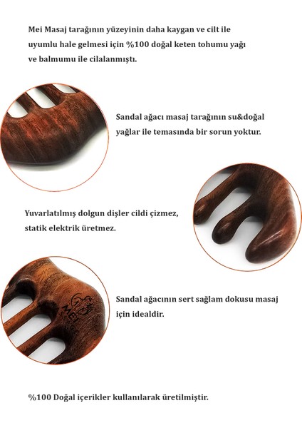 Sandal Ağacı Doğal Terapi Masaj Tahtası