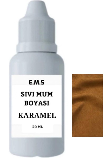 Karamel Mum Boyası 20 ml Sıvı Mum Boyası Karamel Mum Boyası.