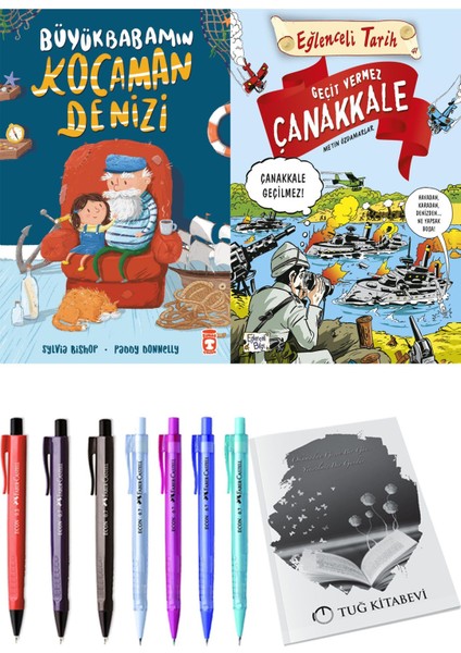 Geçit Vermez Çanakkale ve Büyükbabamın Kocaman Denizi 2'li Set - Kalem