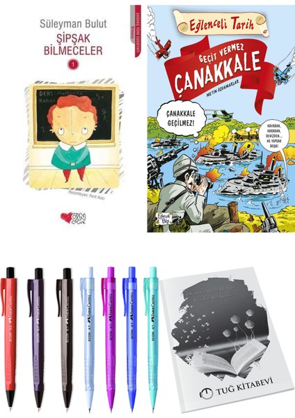 Geçit Vermez Çanakkale ve Şipşak Bilmeceler 1 2'li Set - Kalem
