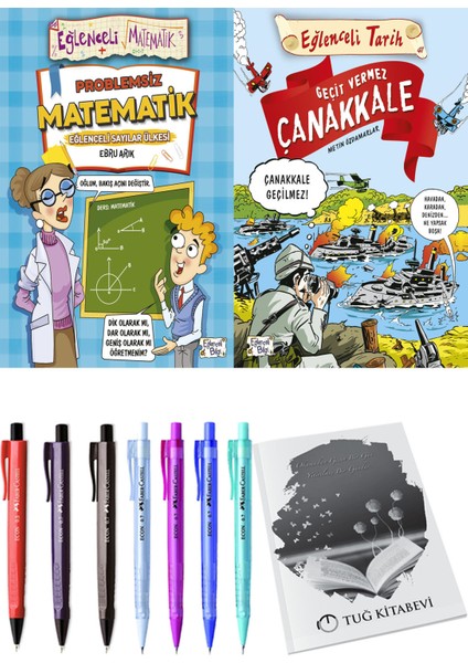 Geçit Vermez Çanakkale ve Problemsiz Matematik 2'li Set - Kalem