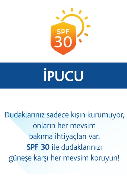 Spf 30 Lipstick Dudak Bakım Kremi 4,5 gr 2li Paket