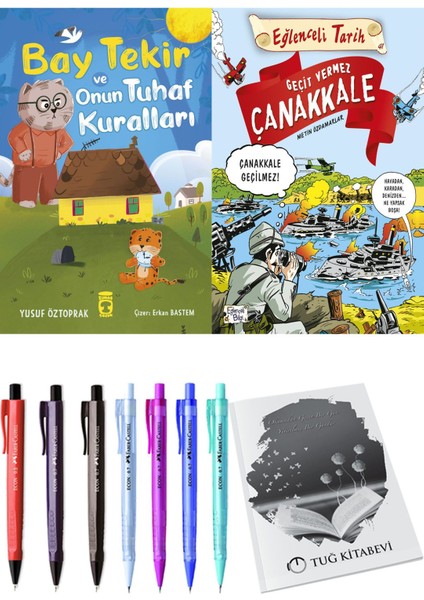 Geçit Vermez Çanakkale ve Bay Tekir ve Onun Tuhaf Kuralları 2'li Set - Kalem