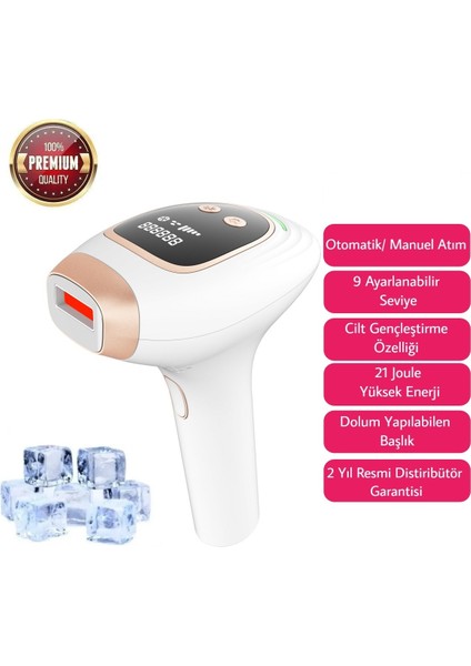 Yeni Nesil Ipl Buz Lazer Epilasyon Cihazı 999.999 Atım 9 Kademe indirimleri