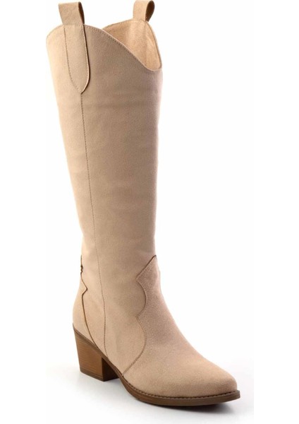 Camel Süet Kadın Çizme K03069010502 modelleri