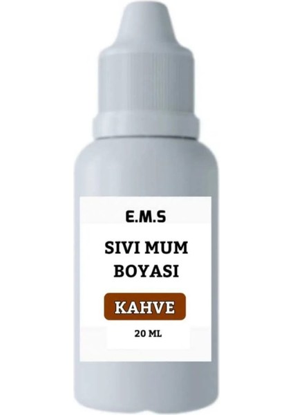 Mum Boyası Kahverengi 20 ml Sıvı Kahverengi