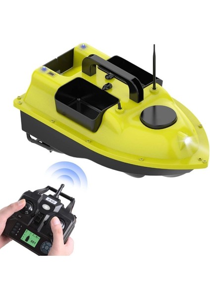 Sazan Yemleme (Tekne ve Botu)Gps Model Oto Pilot Eve Dönüş 500 Metre 3 Yem Bırakma Hızlı ve Süper