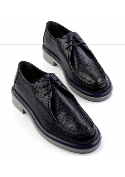 Lacivert Floter Deri Erkek Casual Ayakkabı E01600620840