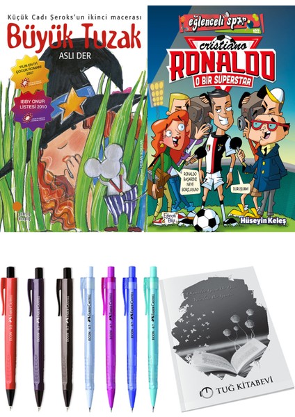 Cristiano Ronaldo O Bir Süperstar ve Büyük Tuzak 2'li Set - Kalem