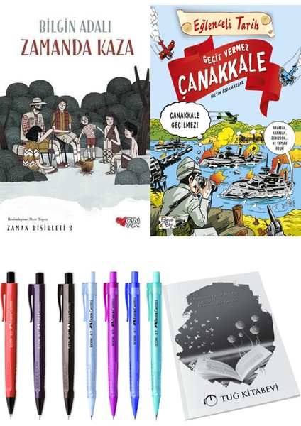 Geçit Vermez Çanakkale ve Zamanda Bisikleti 3 Zamanda Kaza 2li Set