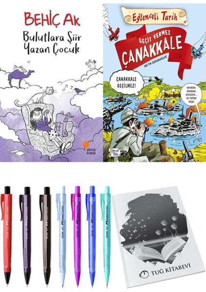 Geçit Vermez Çanakkale ve Bulutlara Şiir Yazan Çocuk 2li Set