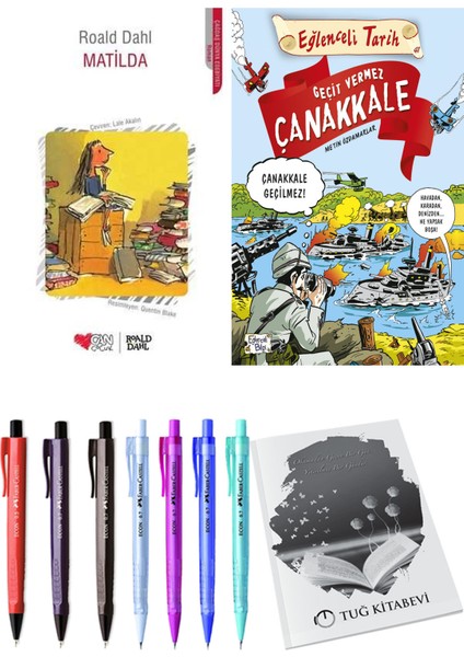 Geçit Vermez Çanakkale ve Matilda 2'li Set - Kalem