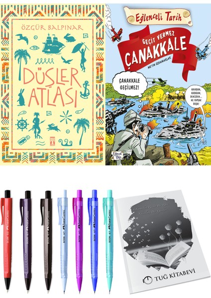 Geçit Vermez Çanakkale ve Düşler Atlası 2'li Set - Kalem