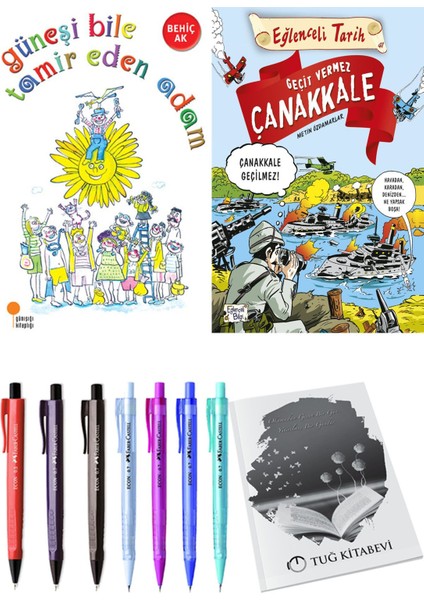 Geçit Vermez Çanakkale ve Güneşi Bile Tamir Eden Adam 2li Set