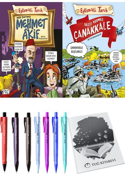 Geçit Vermez Çanakkale ve Milli Şairimiz Mehmet Akif 2li Set