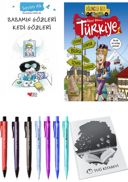 Güzel Ülkem Türkiye 1 ve Babamın Gözleri Kedi Gözleri 2li Set
