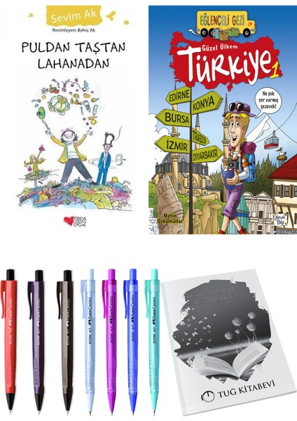 Güzel Ülkem Türkiye 1 ve Puldan Taştan Lahanadan 2li Set