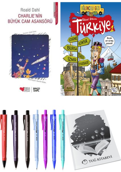 Güzel Ülkem Türkiye 1 ve Charlie'nin Büyük Cam Asansörü 2li Set