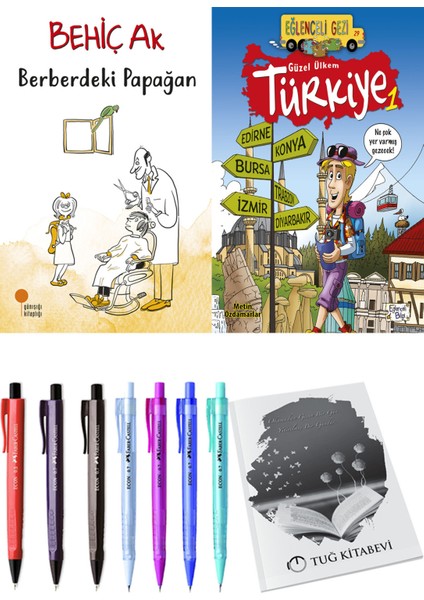 Güzel Ülkem Türkiye 1 ve Berberdeki Papağan 2li Set