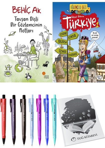 Güzel Ülkem Türkiye 1 ve Tavşan Dişli Bir Gözlemcinin Notları 2li Set