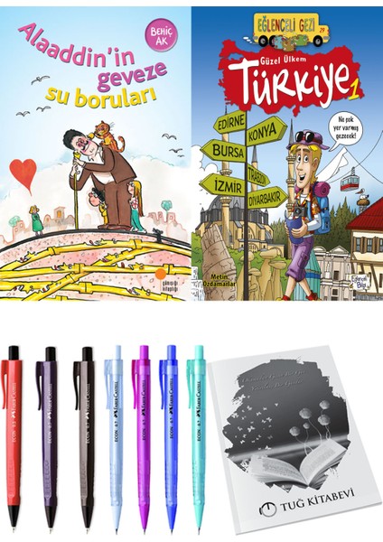 Güzel Ülkem Türkiye 1 ve Alaaddin’in Geveze Su Boruları 2li Set