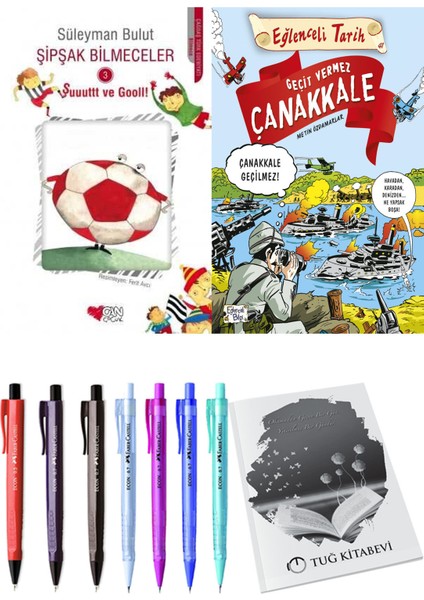Geçit Vermez Çanakkale ve Şipşak Bilmeceler 3 2'li Set - Kalem