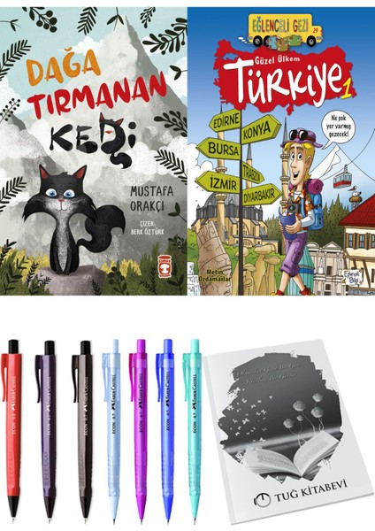 Güzel Ülkem Türkiye 1 ve Dağa Tırmanan Kedi 2li Set