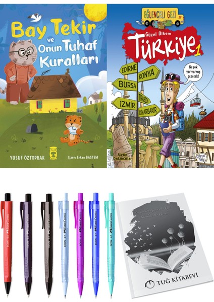 Güzel Ülkem Türkiye 1 ve Bay Tekir ve Onun Tuhaf Kuralları 2li Set