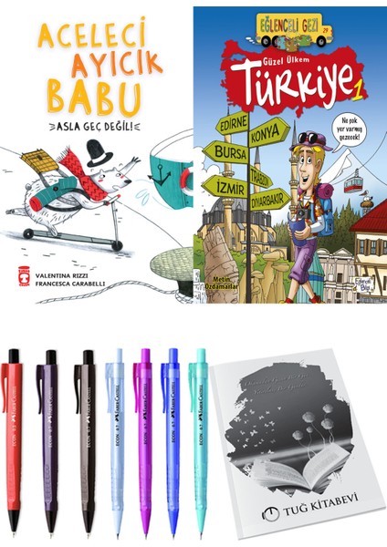 Güzel Ülkem Türkiye 1 ve Aceleci Ayıcık Babu Asla Geç Değil 2li Set