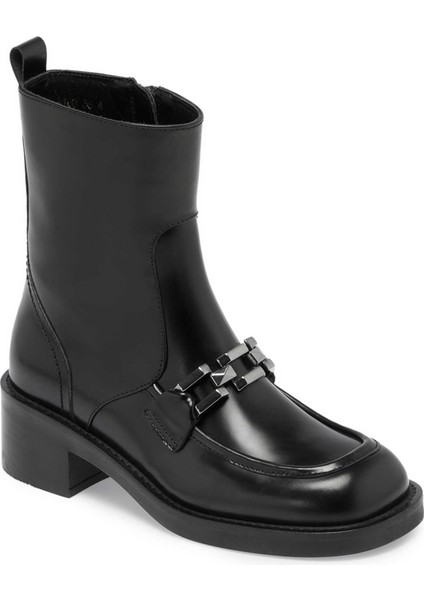 Siyah Hakiki Deri Kadın Casual Bot - K23K1BT67039-A35