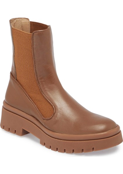 Kahve Hakiki Deri Kadın Casual Bot - K23K1BT66942-O8A