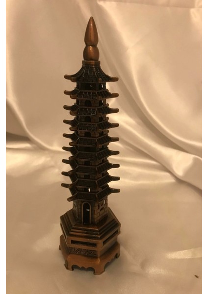 Pagoda Koruyucu Feng Shui Bereket Şans Mutluluk Ejderha Çin Paralı Feng Sui Pagoda modelleri