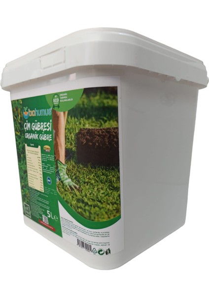 Çim İçin Organik Gübre - Sertifikalı - Kök Geliştirici - Toprak Düzenleyici - Bitki Besleyici - 5 Litre fiyatları